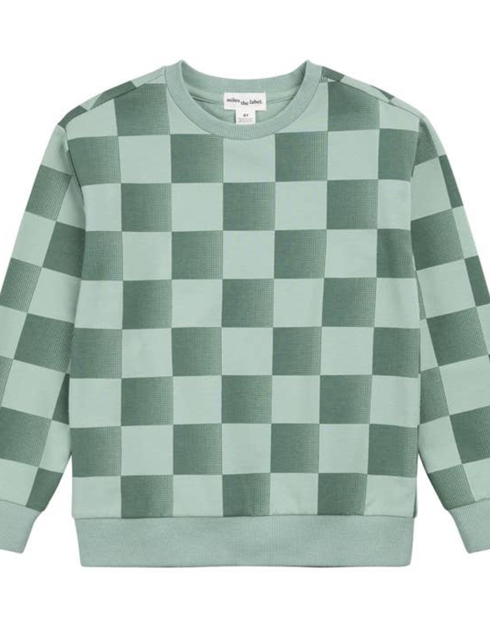 Miles SP26 BbyB Check Sweat&Pant Set