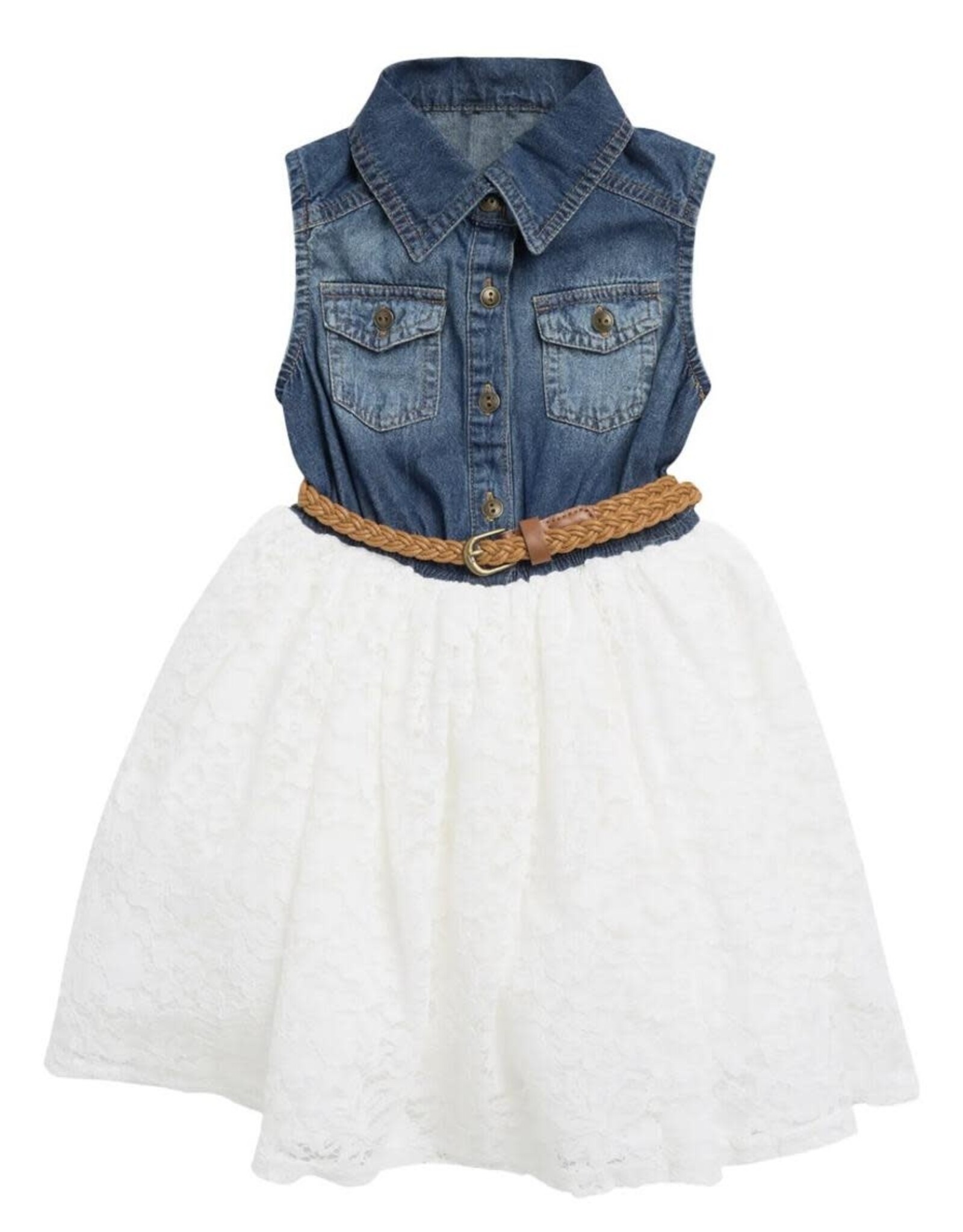 Silver Jeans SP26 G Belted Denim Dress