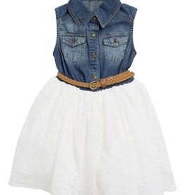 Silver Jeans SP26 G Belted Denim Dress
