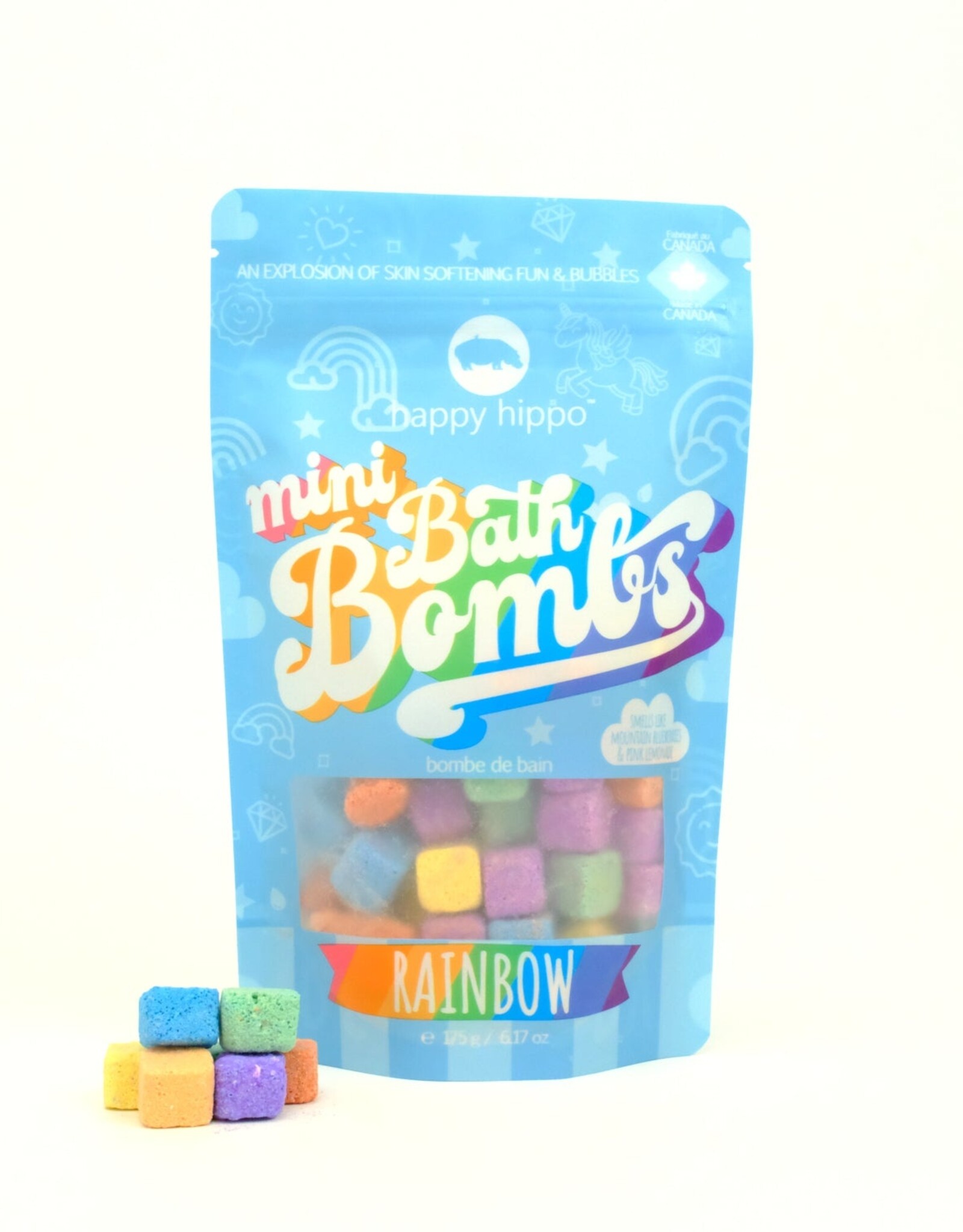 Happy Hippo Bath Rainbow Mini Bath Bombs