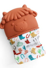 Itzy Ritzy Teething Mitt Highland Cow
