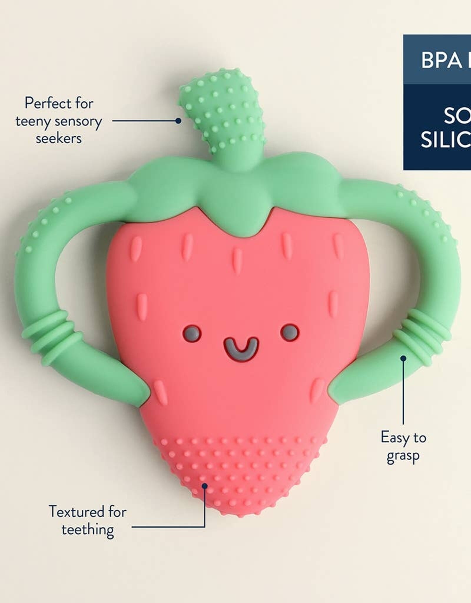 Itzy Ritzy Chew Crew Strawberry