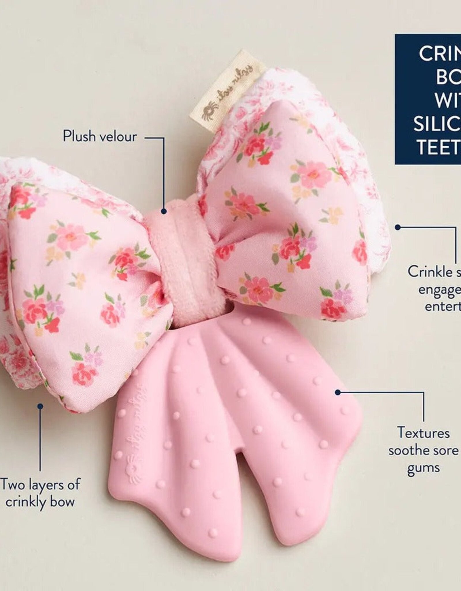 Itzy Ritzy Sweetie Crinkle Bow