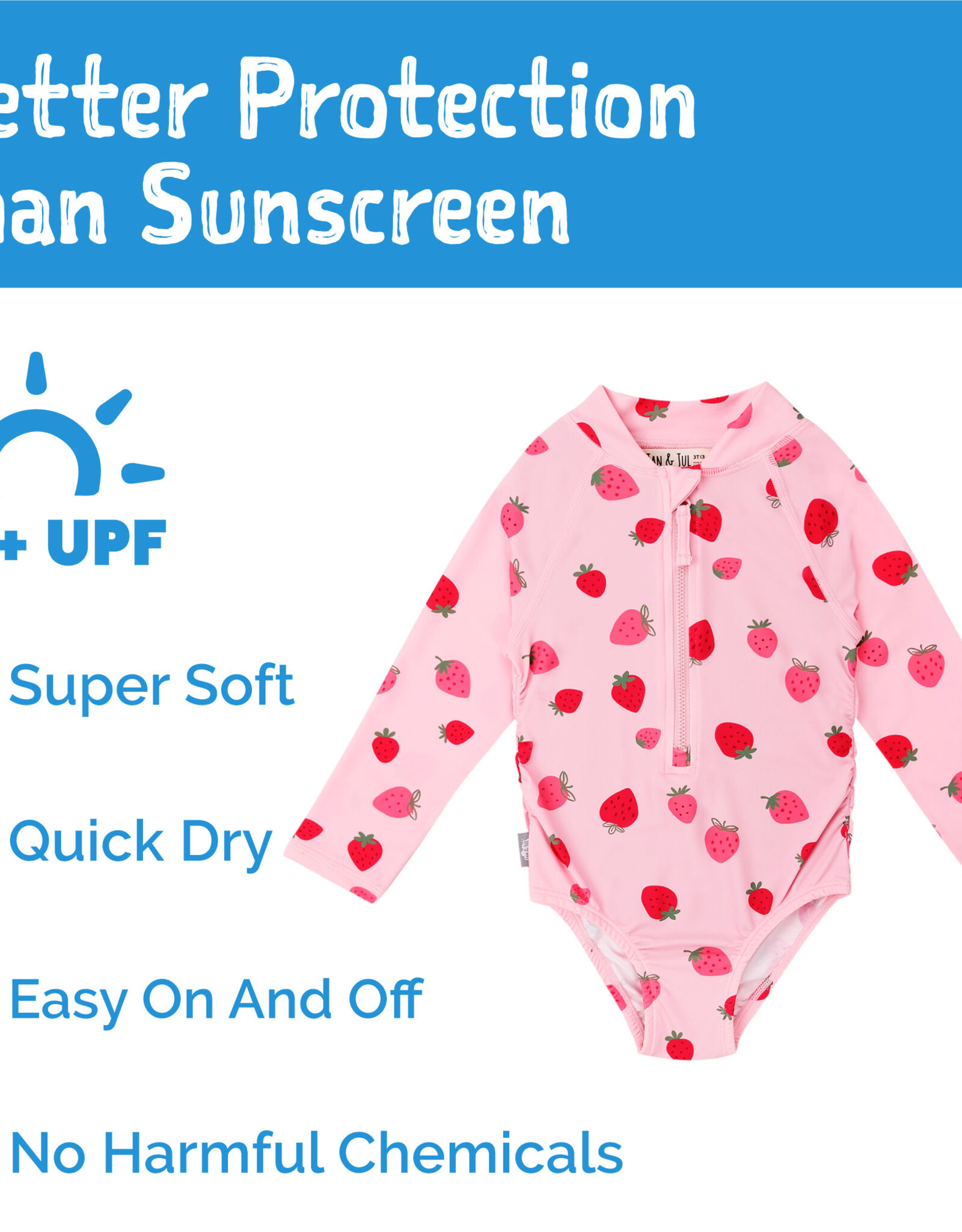 Jan & Jul SP26 Swimsuit LS 1pc
