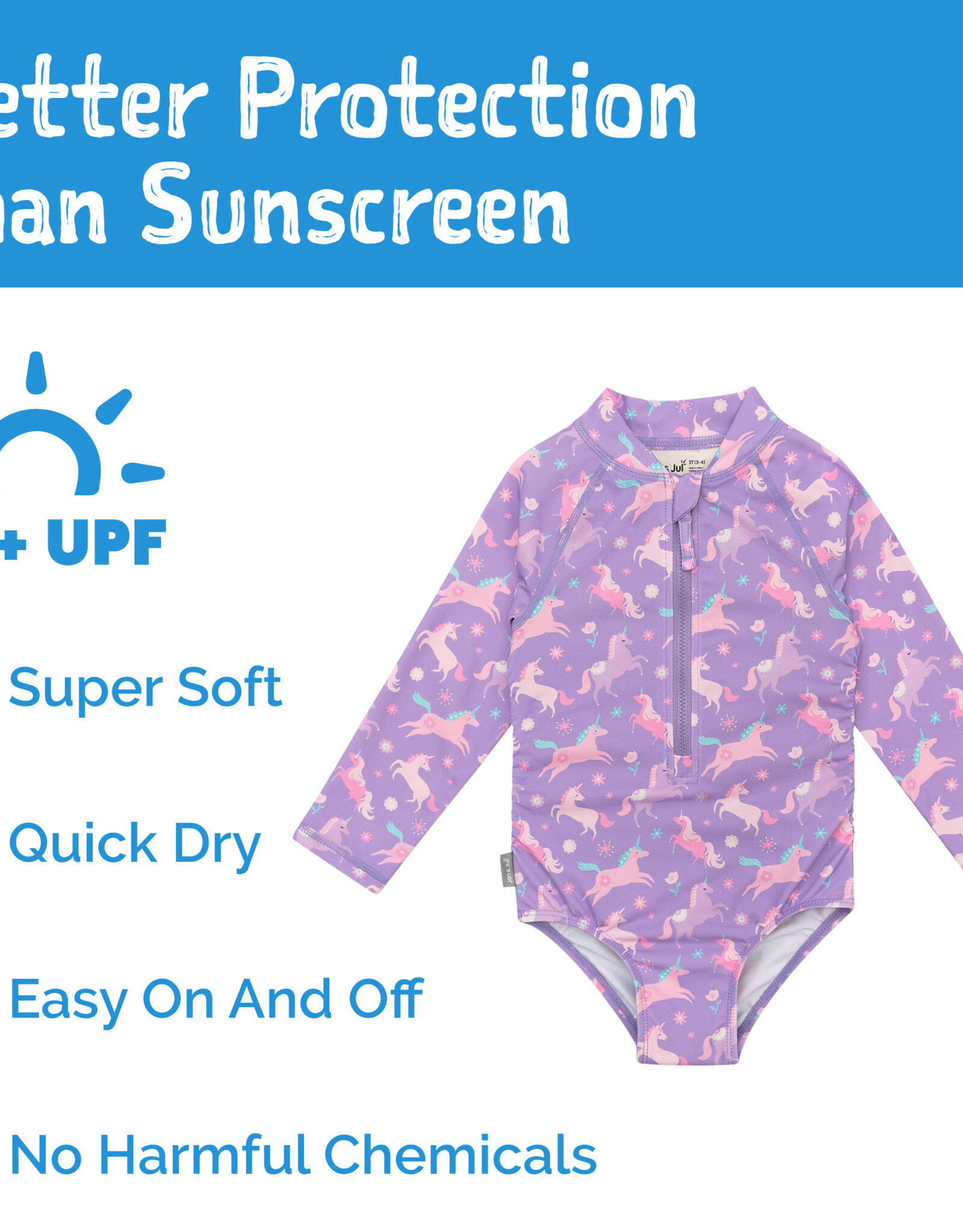 Jan & Jul SP26 Swimsuit LS 1pc