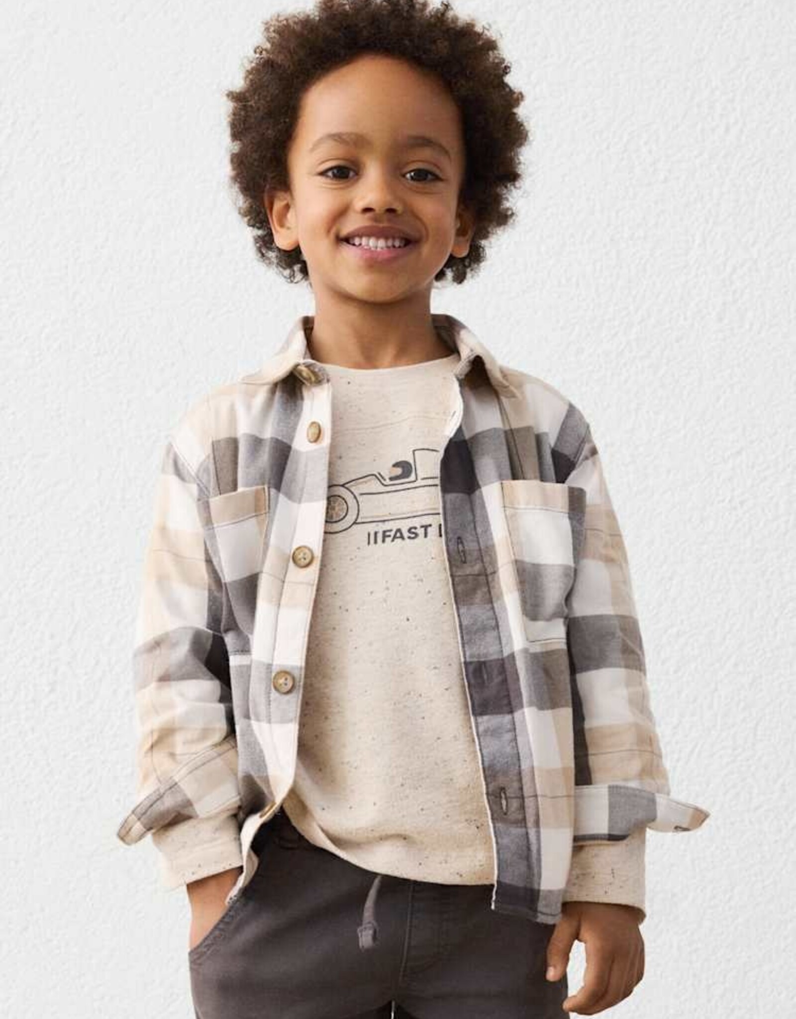 Mayoral FA26 B Plaid Overshirt