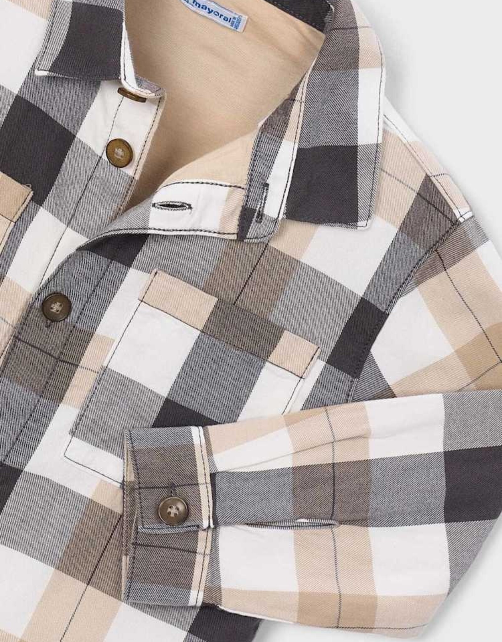 Mayoral FA26 B Plaid Overshirt
