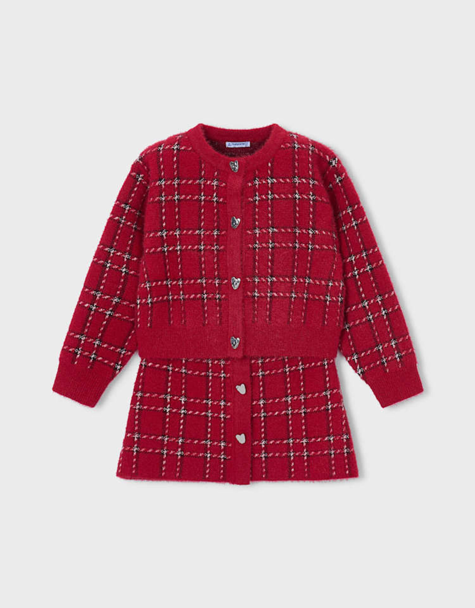 Mayoral FA26 G Cardigan & Skirt Set