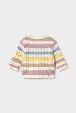 Mayoral FA26 BbyG Stripe Knit Cardigan