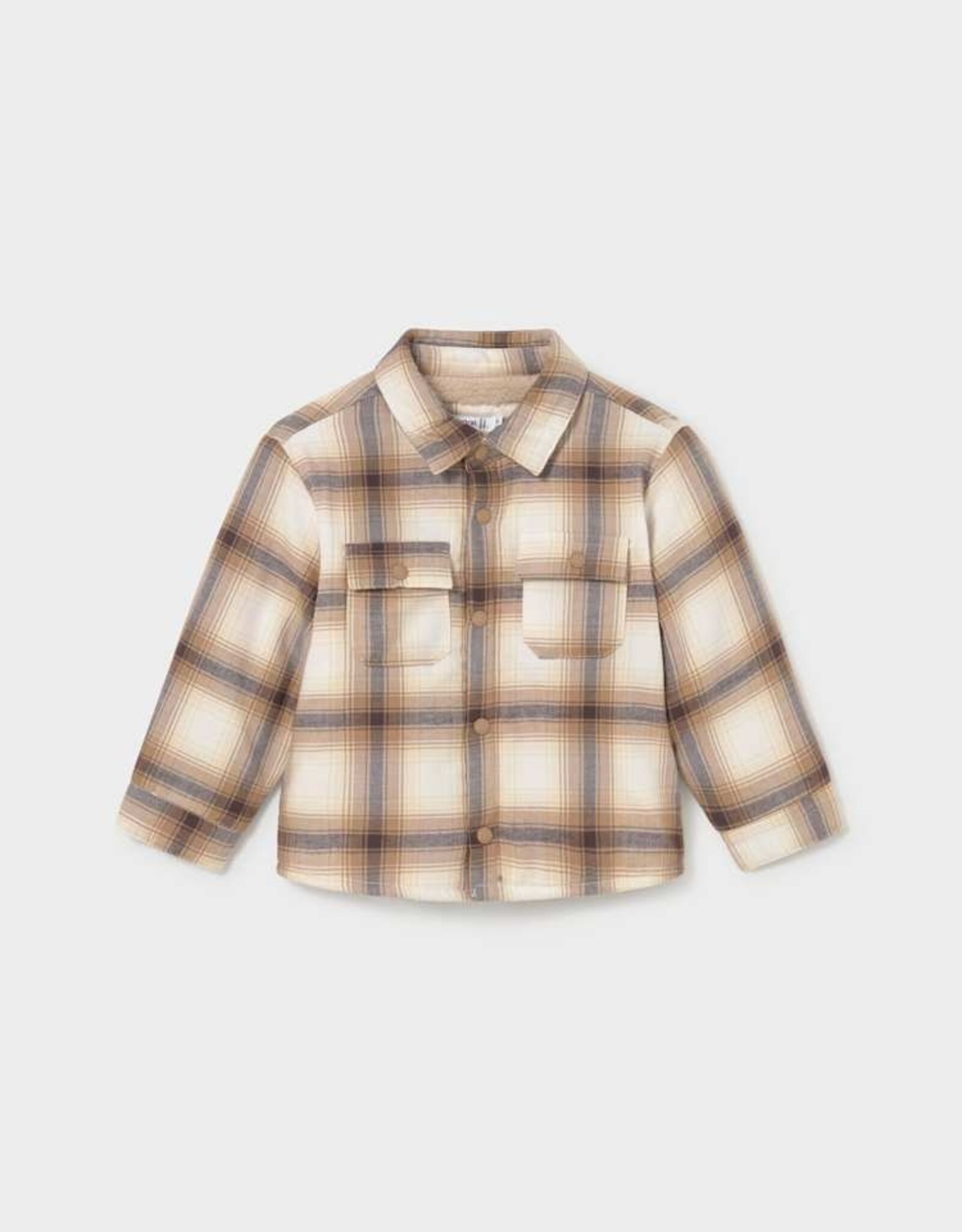 Mayoral FA26 BbyB Plaid Overshirt