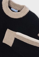 Mayoral FA26 B Contrast Knit Sweater
