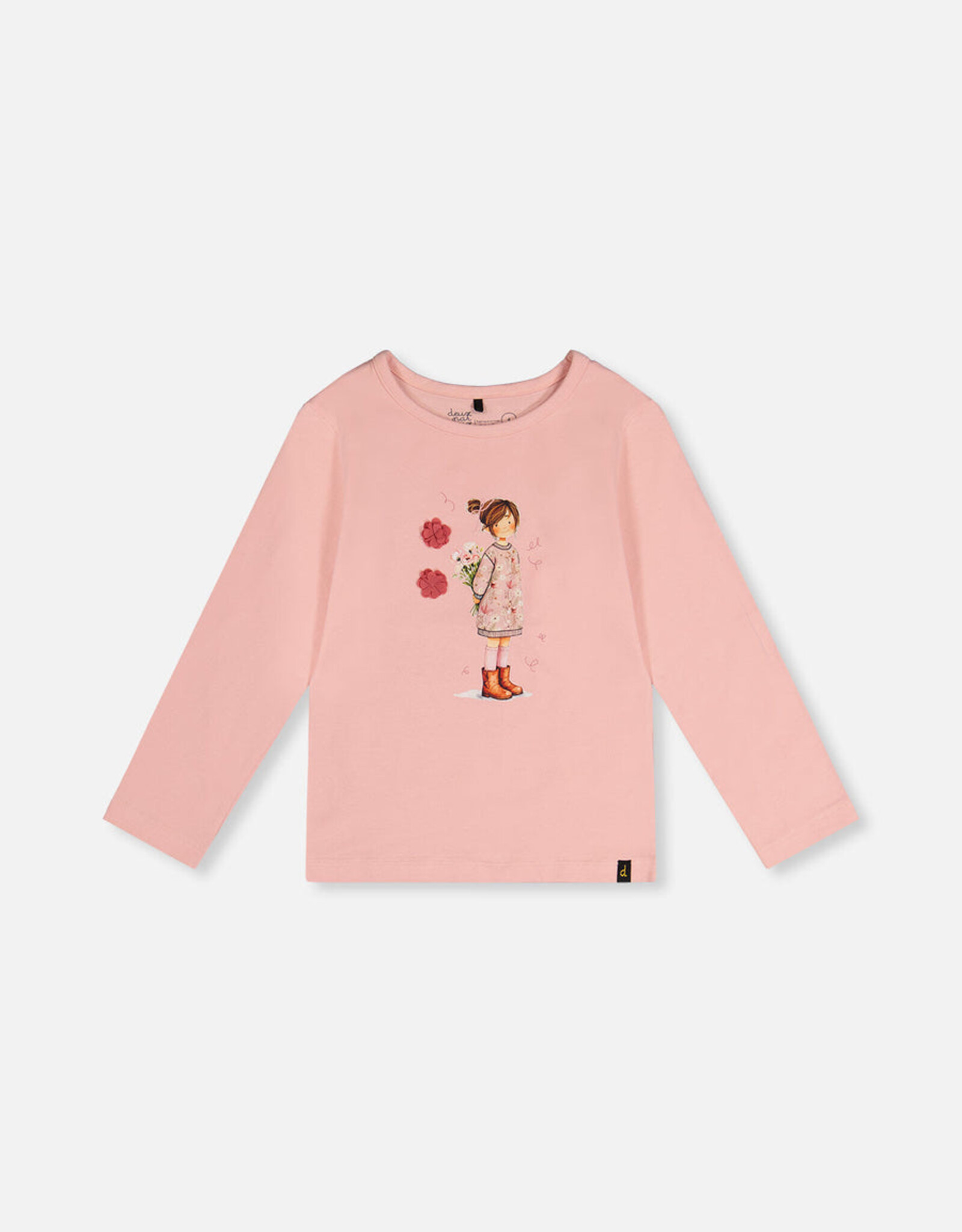 DeuxParDeux FA26 G Girl w/ Flowers Top