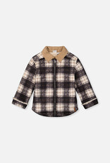 DeuxParDeux FA26 B Plaid Zip Jacket