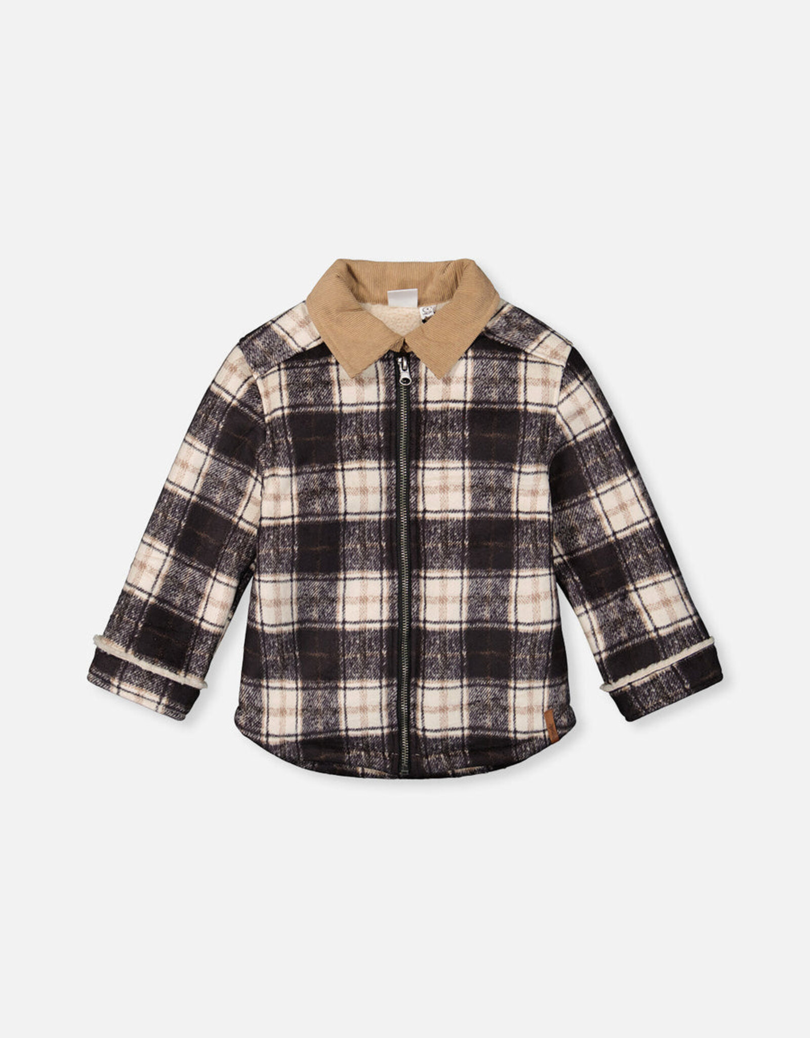 DeuxParDeux FA26 B Plaid Zip Jacket