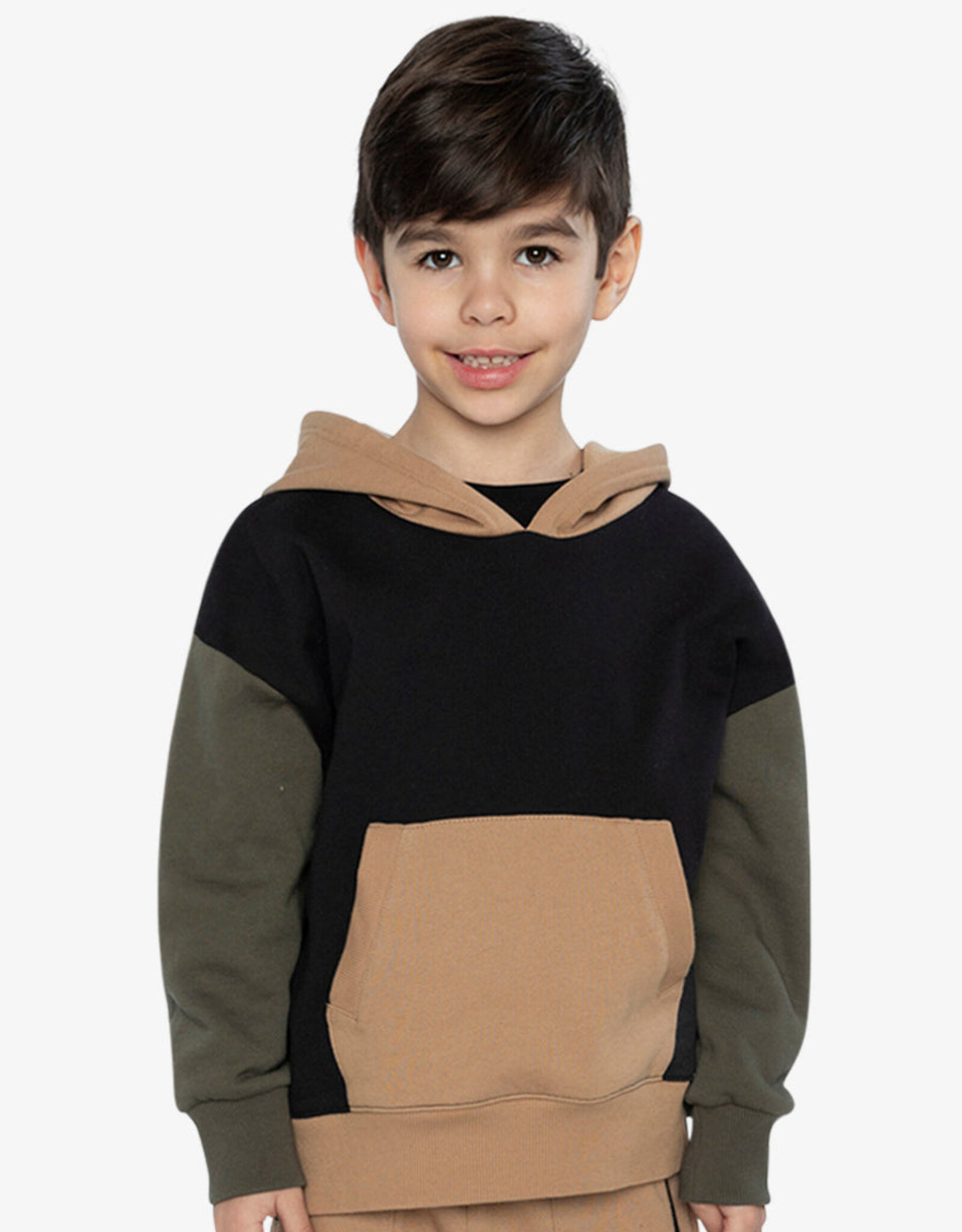 DeuxParDeux FA26 HoodCardi Colorblock