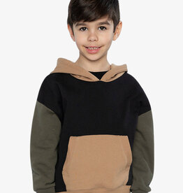DeuxParDeux FA26 HoodCardi Colorblock