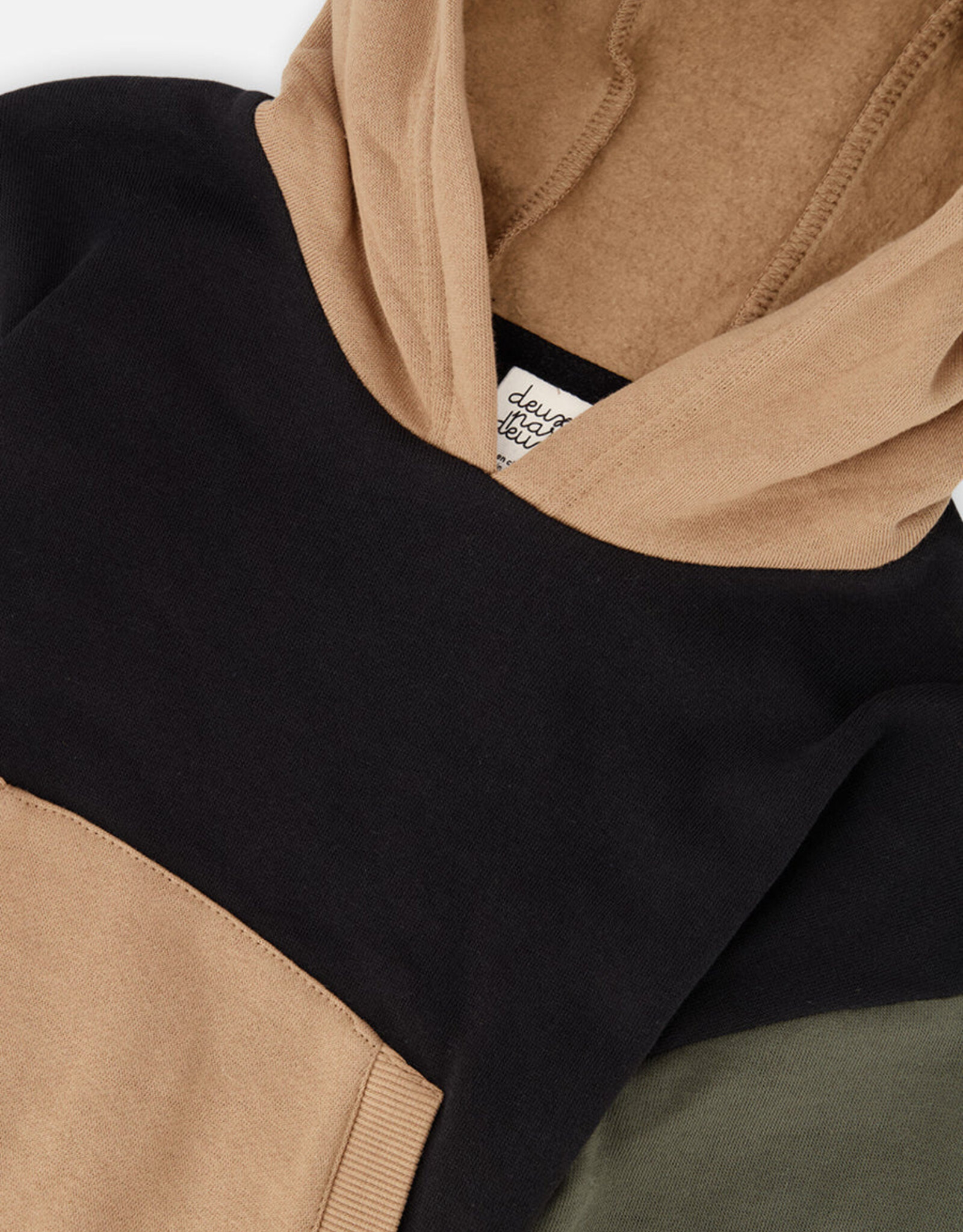 DeuxParDeux FA26 HoodCardi Colorblock