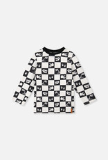 DeuxParDeux FA26 B Checker Dino Top