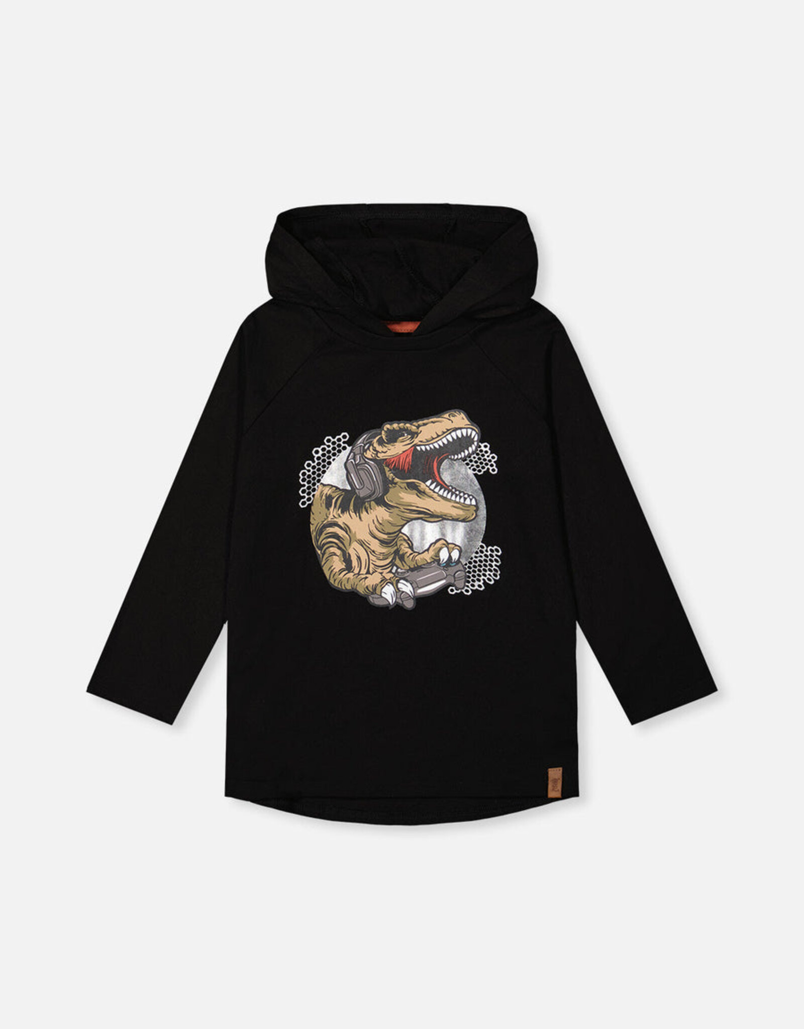 DeuxParDeux FA26 B Gaming Dino Hood Top