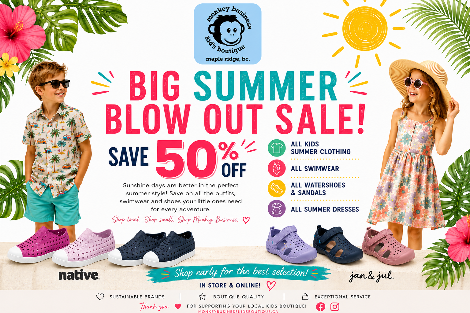 Big Summer Blow Out Sale 