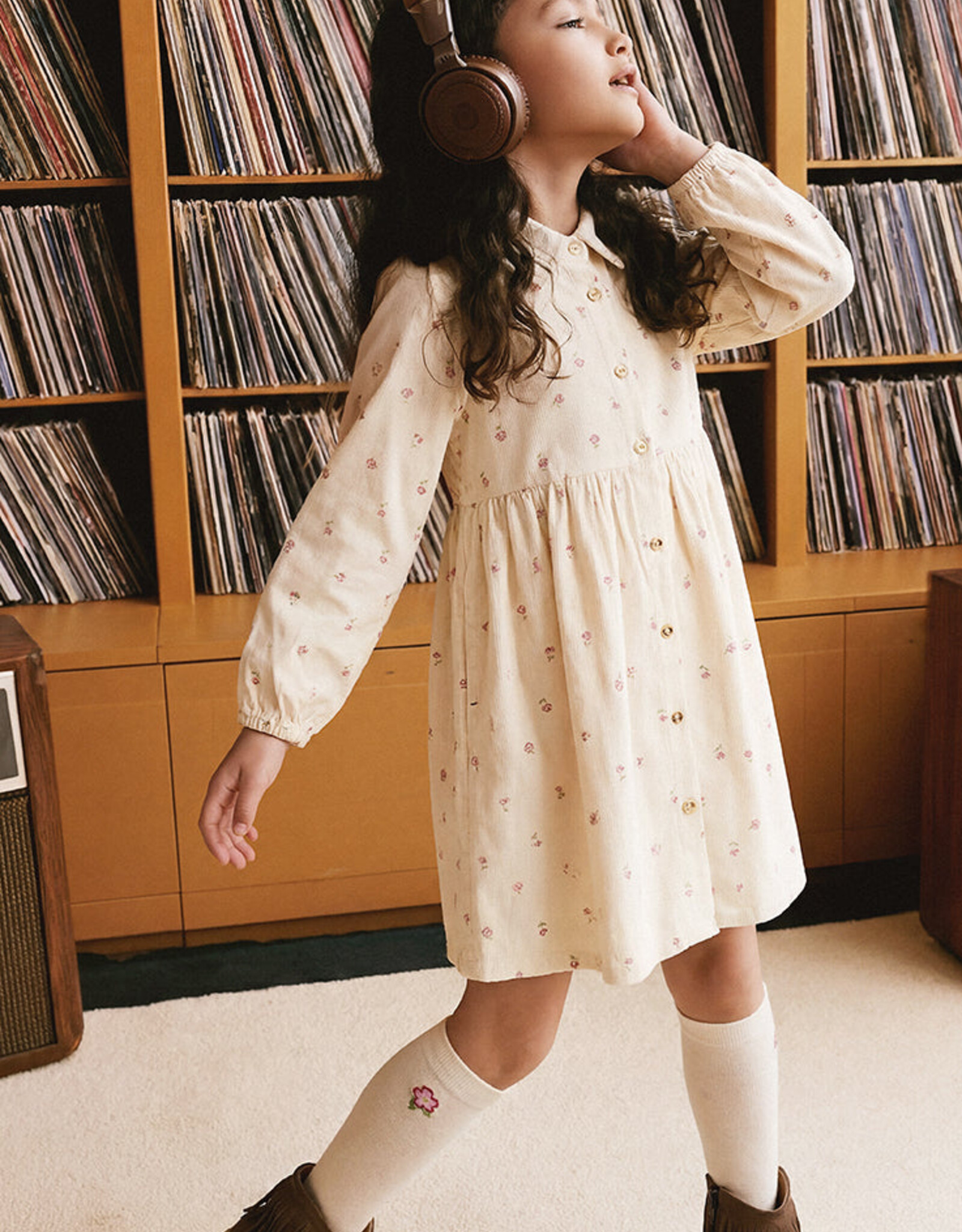 DeuxParDeux FA26 G Corduroy Shirt Dress