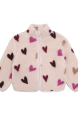 MinyMo FA26 G Heart Teddy Jacket