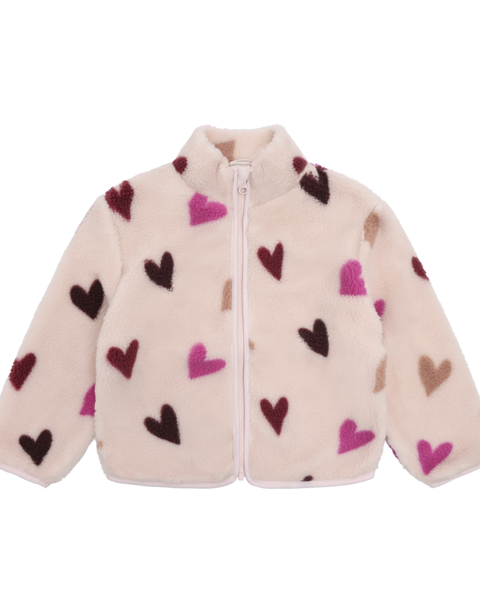 MinyMo FA26 G Heart Teddy Jacket