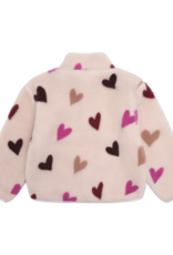 MinyMo FA26 G Heart Teddy Jacket