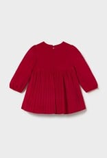 Mayoral FA26 BbyG Pleat Velvet Dress