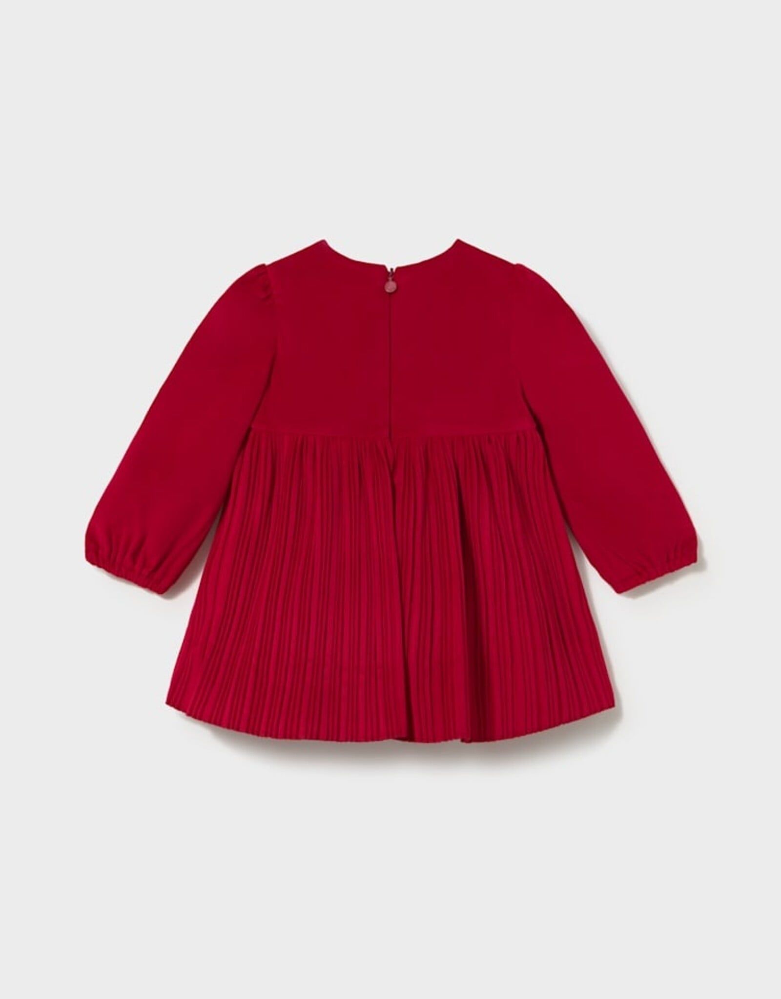 Mayoral FA26 BbyG Pleat Velvet Dress