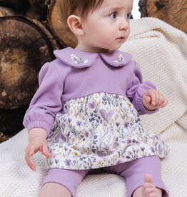 DeuxParDeux FA26 BbyG Floral Dress&Leg Set