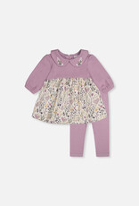 DeuxParDeux FA26 BbyG Floral Dress&Leg Set