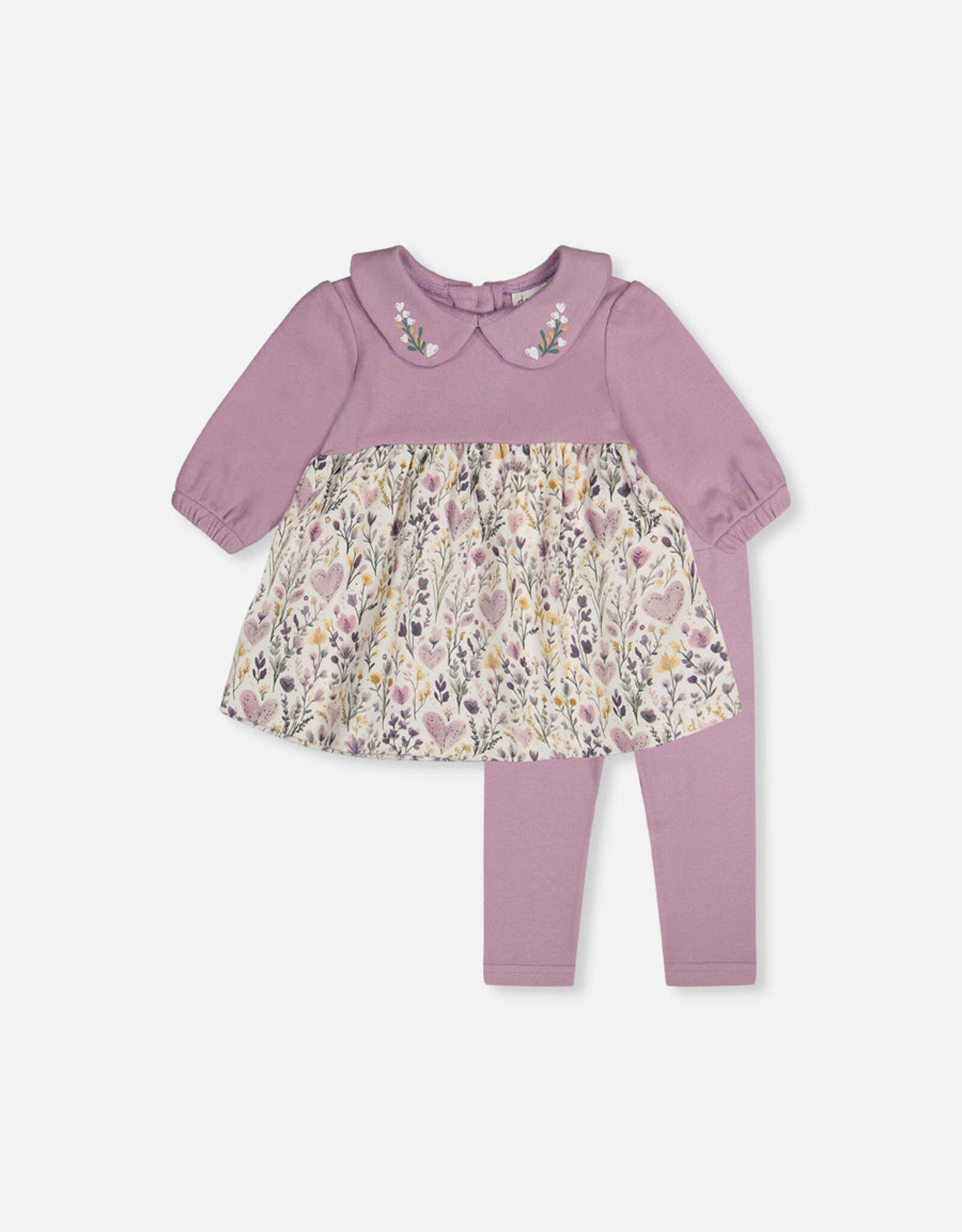 DeuxParDeux FA26 BbyG Floral Dress&Leg Set