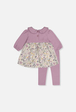 DeuxParDeux FA26 BbyG Floral Dress&Leg Set
