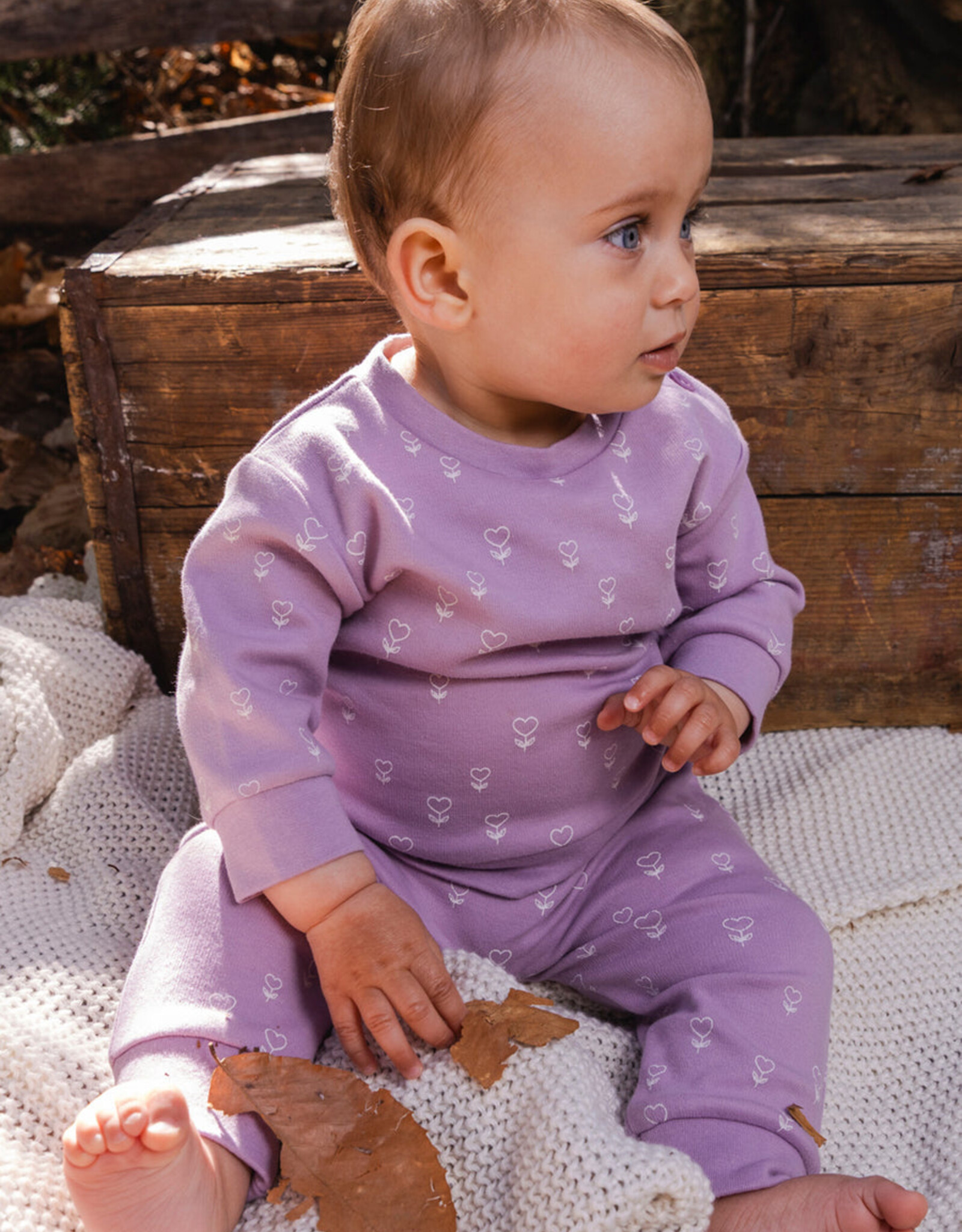 DeuxParDeux FA26 BbyG Flower Top&Pant Set