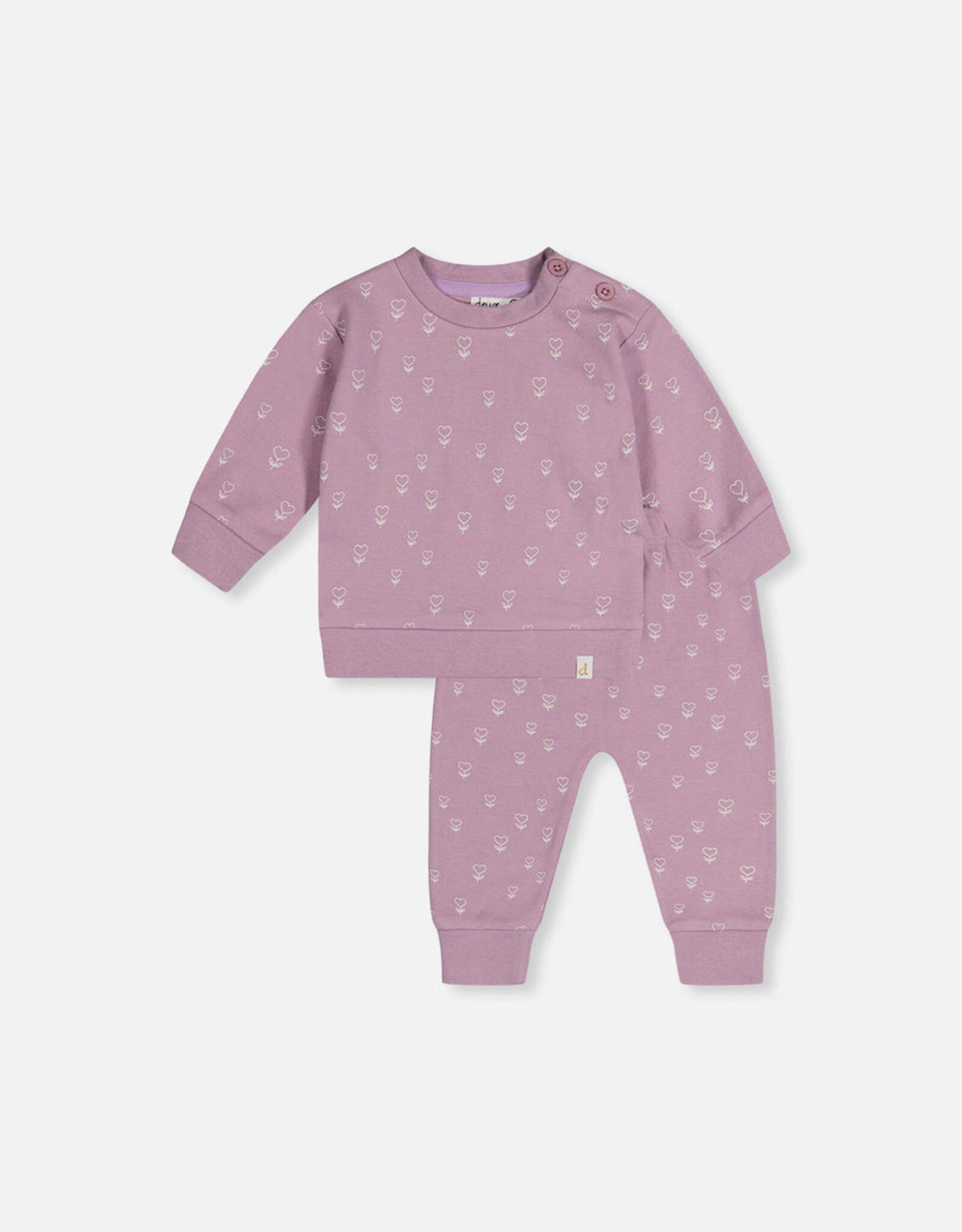 DeuxParDeux FA26 BbyG Flower Top&Pant Set
