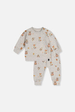 DeuxParDeux FA26 BbyB Animal Top&Pant Set