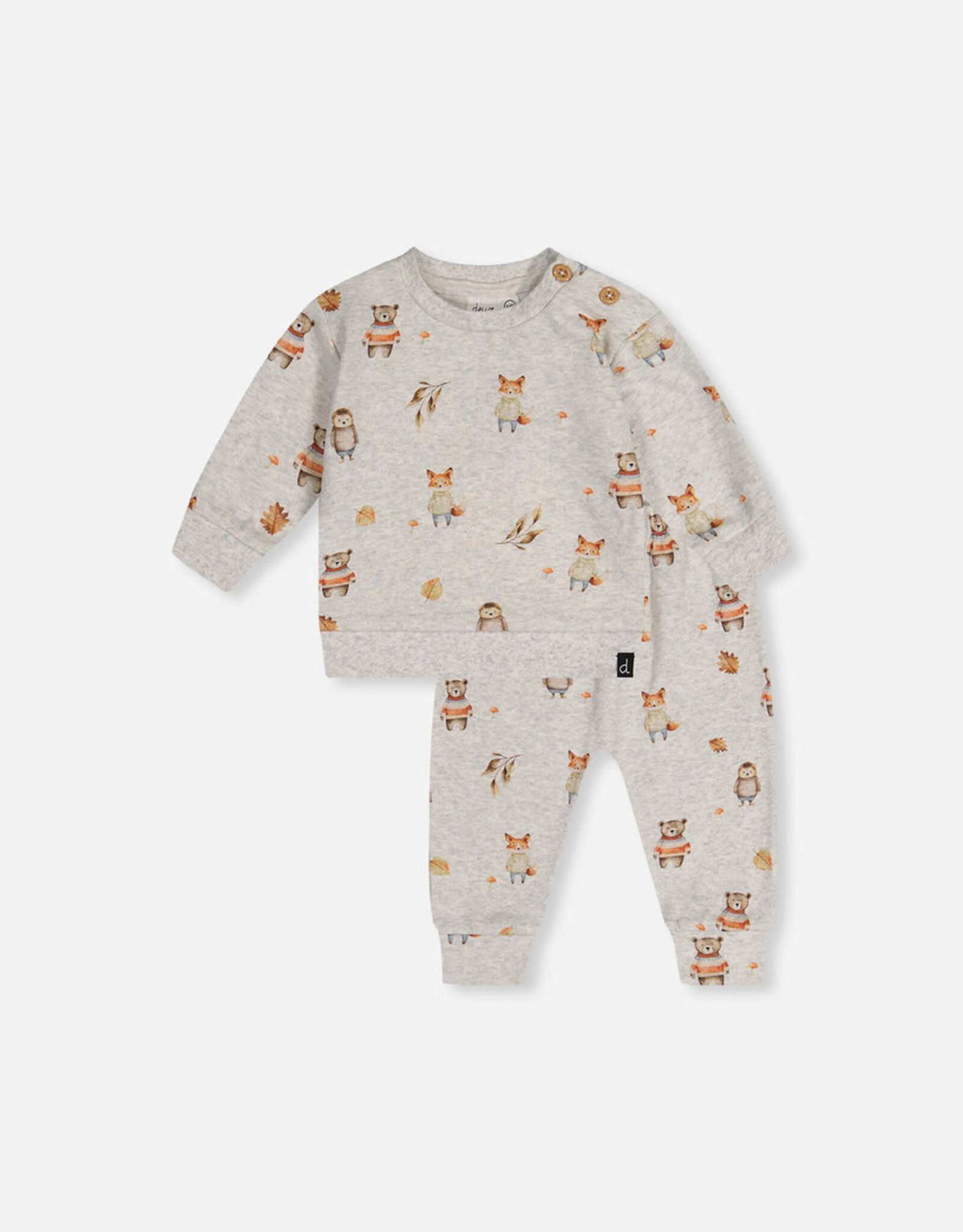 DeuxParDeux FA26 BbyB Animal Top&Pant Set
