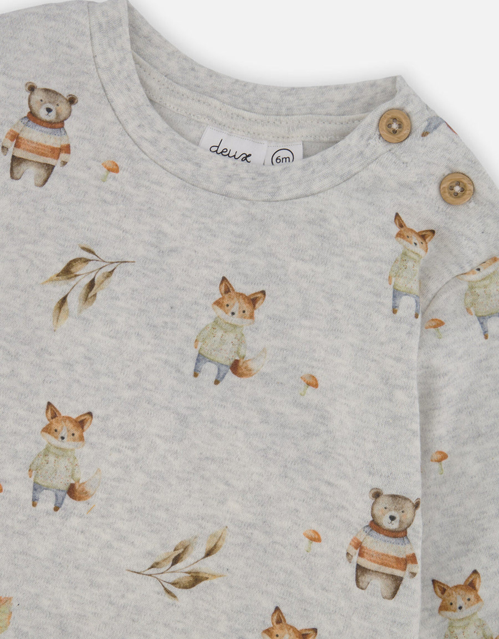 DeuxParDeux FA26 BbyB Animal Top&Pant Set