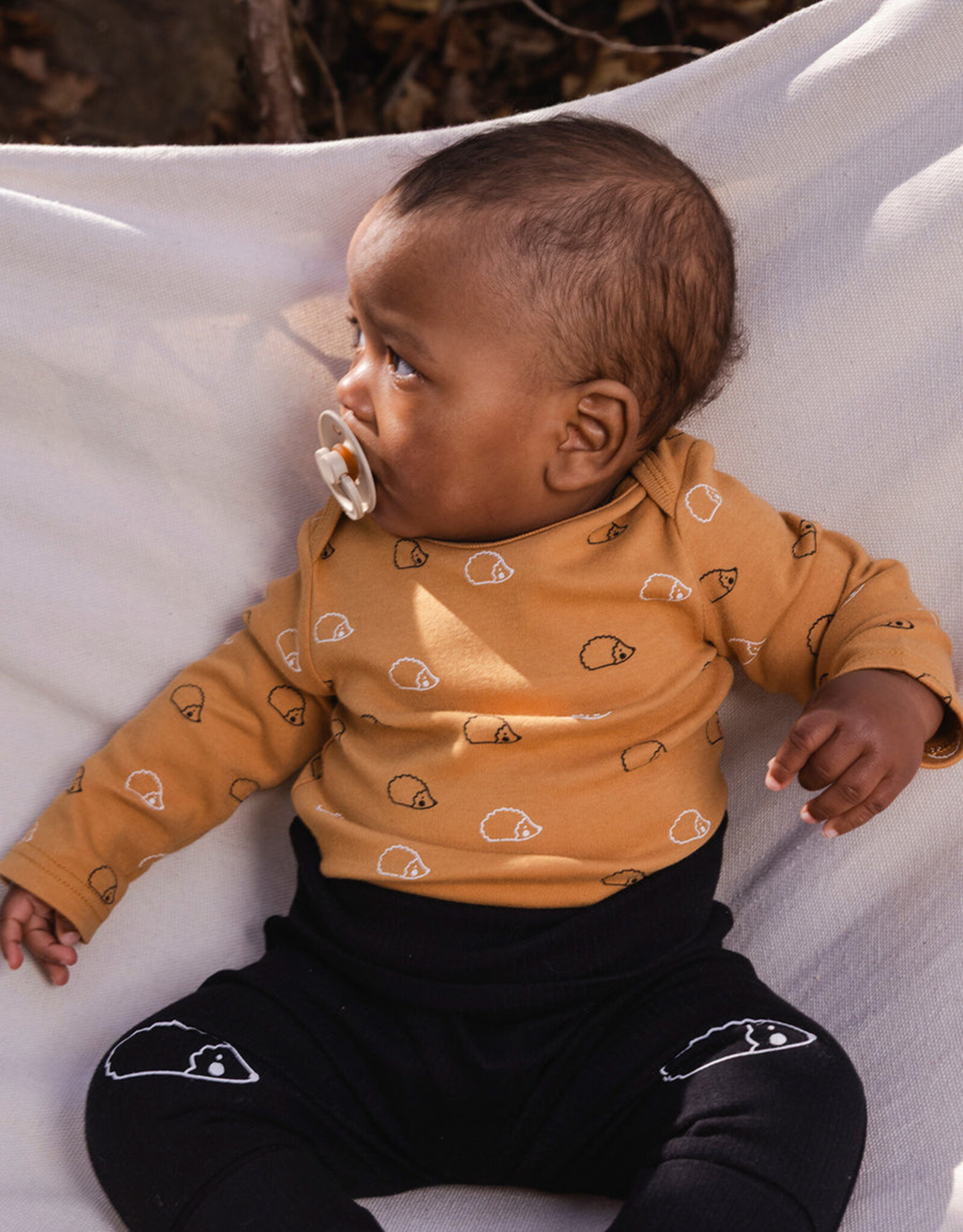 DeuxParDeux FA26 Hedgehog Onesie