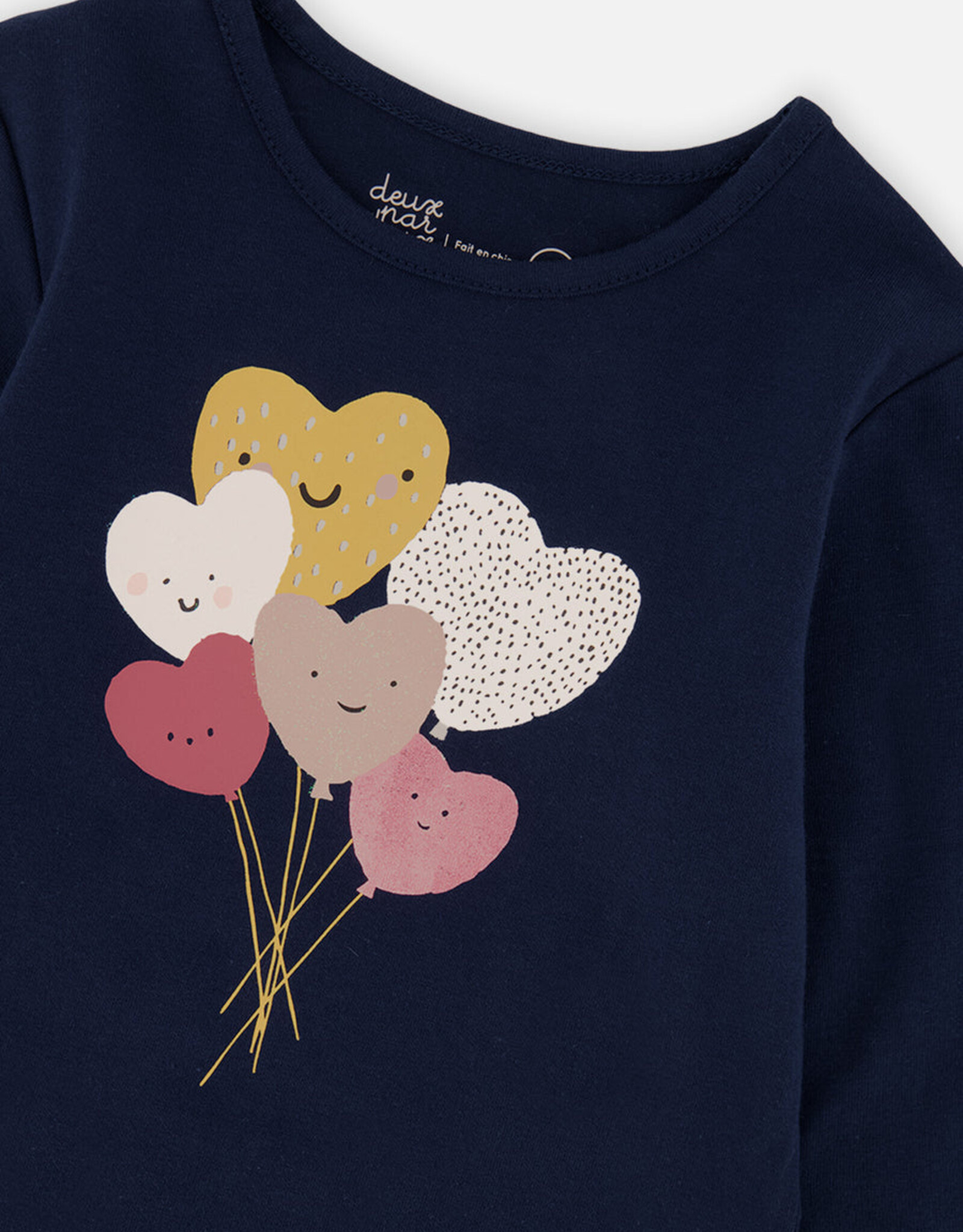DeuxParDeux FA26 G Heart Balloons Top