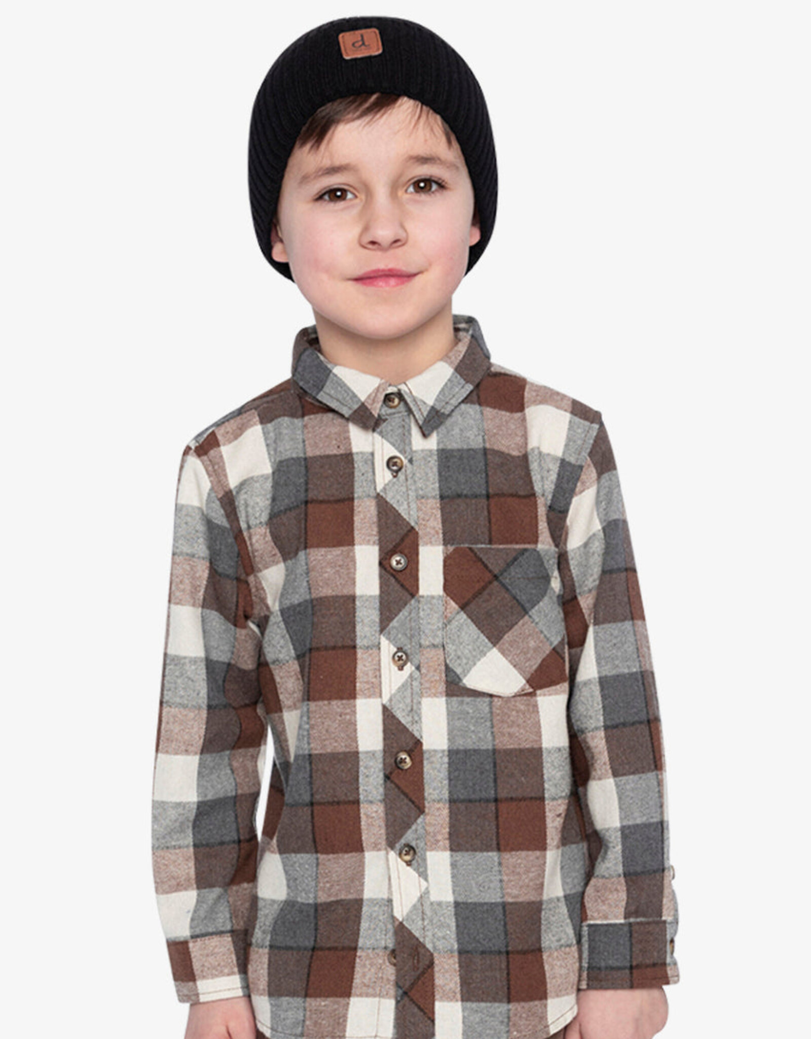 DeuxParDeux FA26 Flannel Shirt w/Pocket