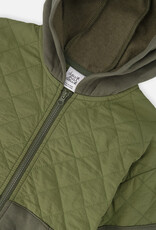 DeuxParDeux FA26 Bi-Material Zip Hood Cardi