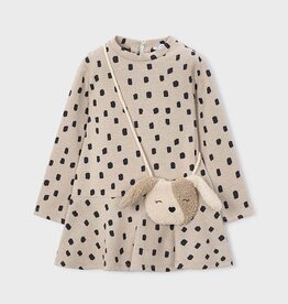 Mayoral FA26 Print Dress w/Dog Bag