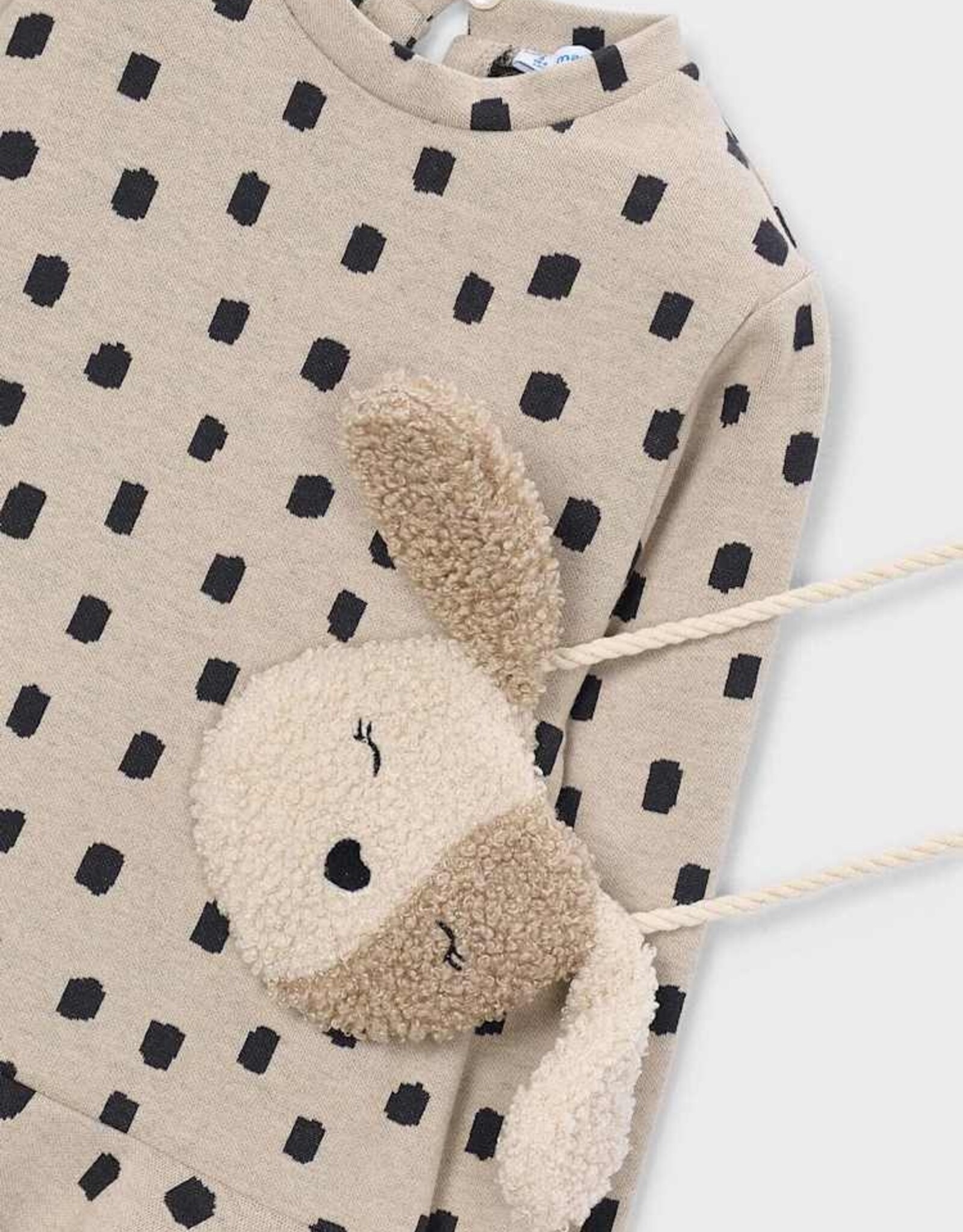 Mayoral FA26 Print Dress w/Dog Bag