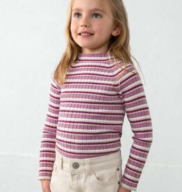 Mayoral FA26 G Stripe MockNeck Top