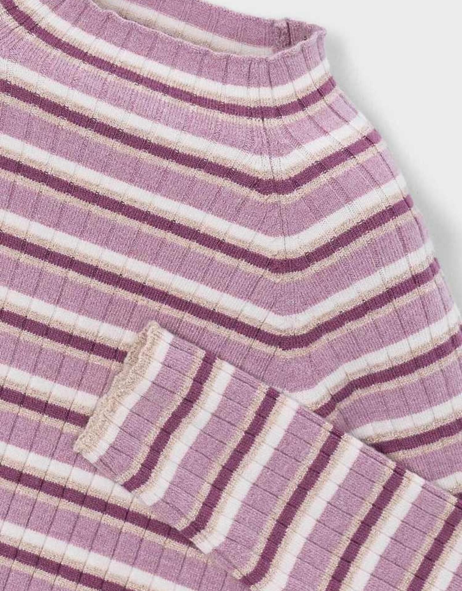 Mayoral FA26 G Stripe MockNeck Top
