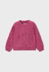 Mayoral FA26 G 3D Flower Sweater