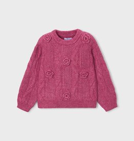 Mayoral FA26 G 3D Flower Sweater