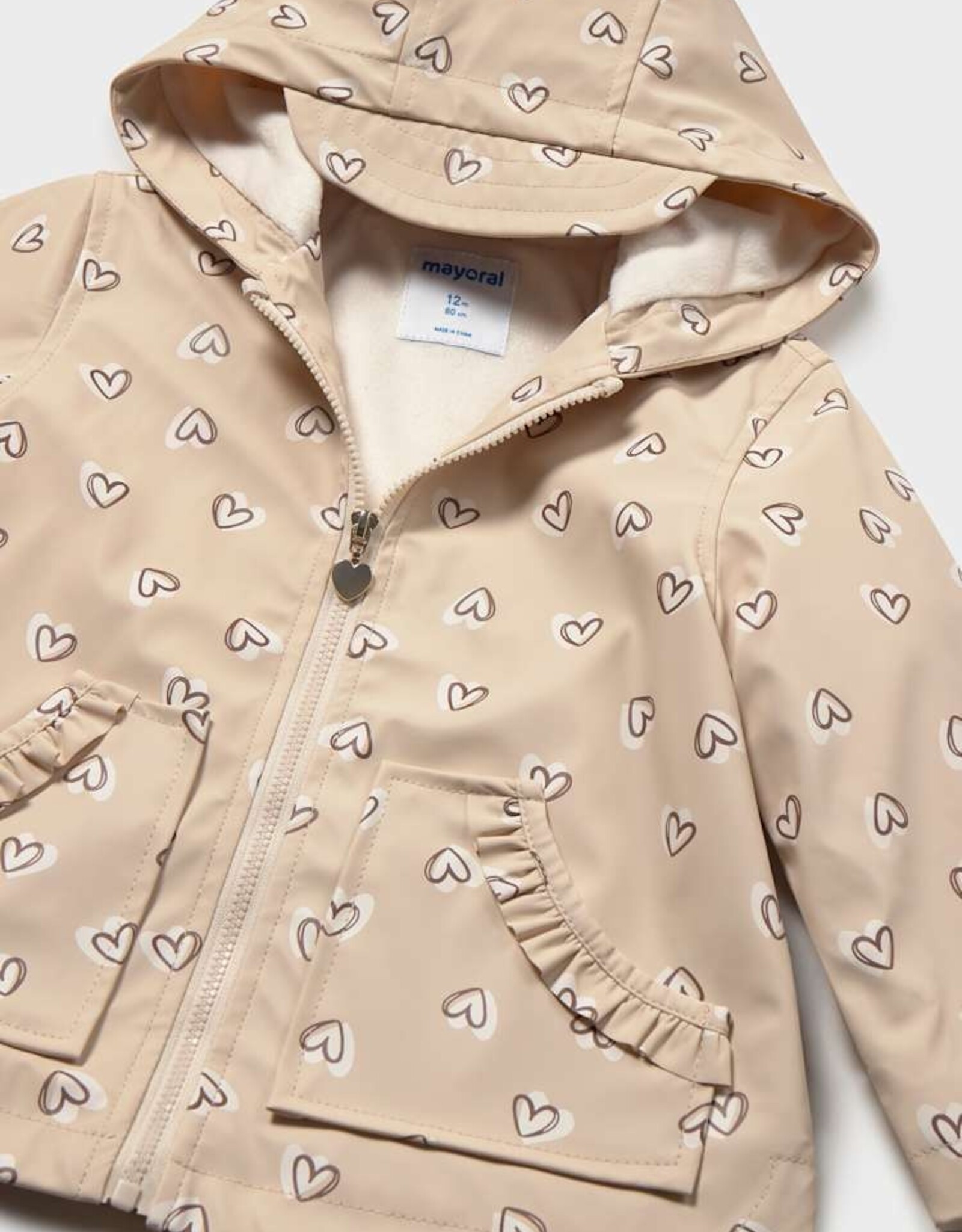 Mayoral FA26 G Heart Rain Coat